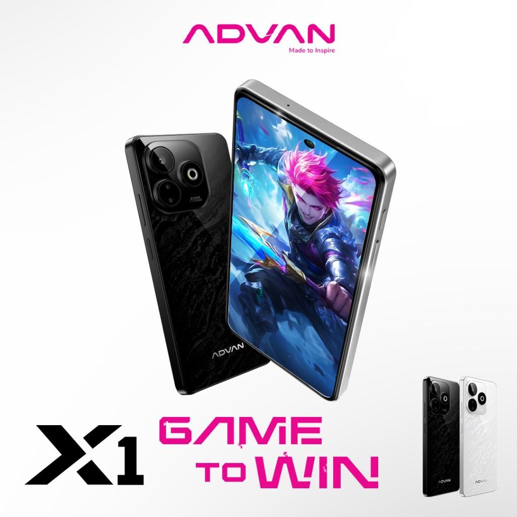 [Best Seller] Gaming Smartphone Advan X1 | Mediatek Helio G100 | 8Gb+8Gb/128Gb | 6.78" 120Hz Fhd+ | 