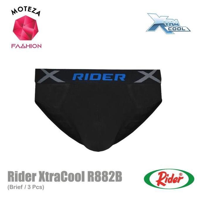 Croco- Rider Xtracool R882B R 882 B Celana Dalam Cd Pria Mini Brief - 1 Box Isi 3 Pcs