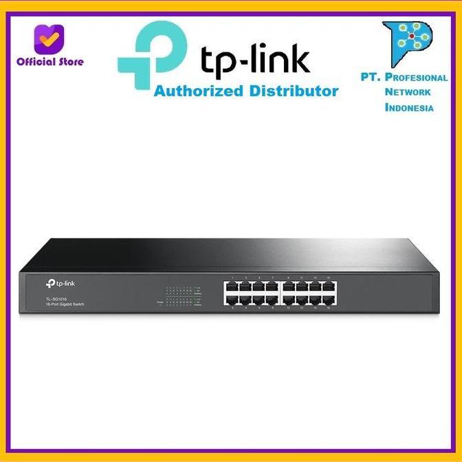 TP-LINK TL-SG1016 16-Port Gigabit Rackmount Switch/Switch 16 Port