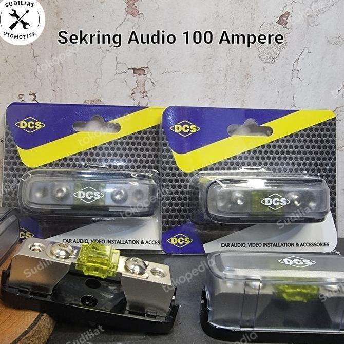 SEKRING / SIKRING FUSE AUDIO / MOBIL FUSE HOLDER AUDIO MOBIL - 100 A