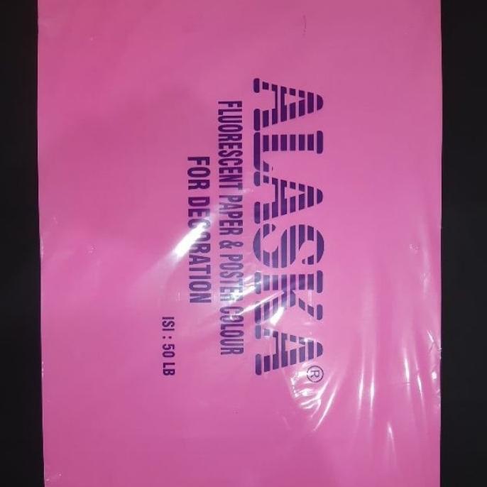 Kertas Asturo Warna Pink Uk (4060) Isi 50 Lbr Jual / Pk