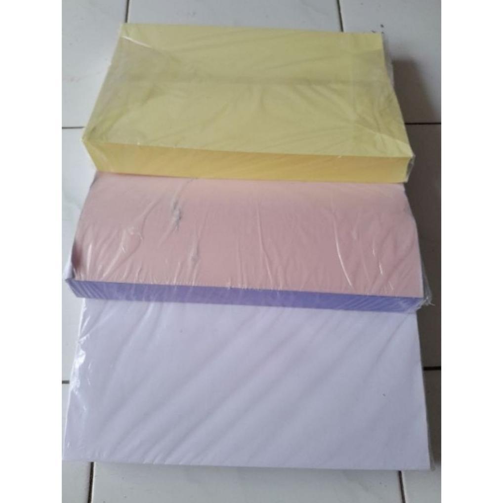 [1 Rim 500 L] Kertas Ncr Folio Top Rainbow / Kertas Ncr F4 Atas Rainbow