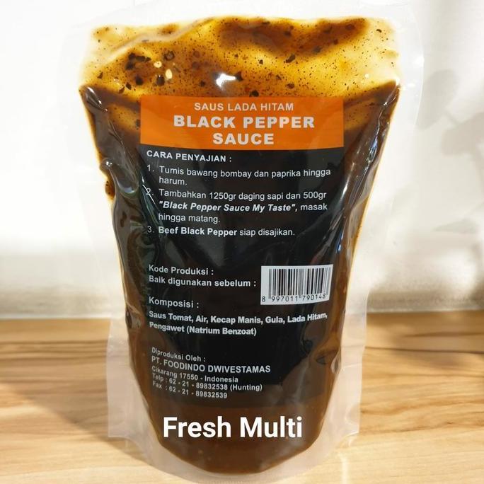 Ciaria- Saus Blackpepper Steak / Saus Bumbu Lada Hitam My Taste Halal