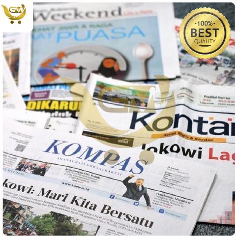 [100% BERSIH] KORAN KOMPAS LOKAL KILOAN Termurah Koran Bekas Kiloan Lokal Koran Bekas Lokal Berkuali