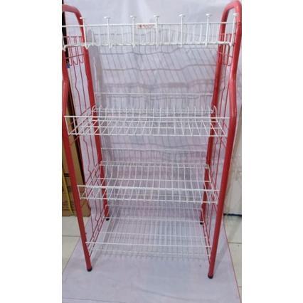 Rak Piring Master 4 Susun Besi Kokoh Minimalis