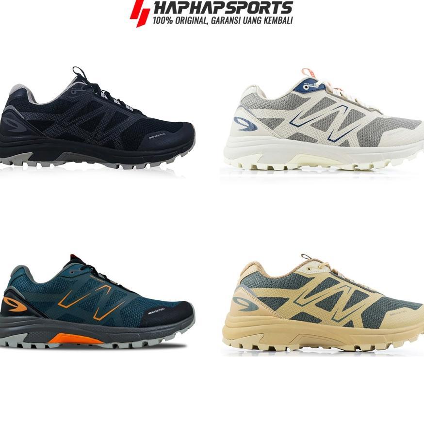 Sepatu Trail Running 910 Nineteen Yuza Evo Abu Muda