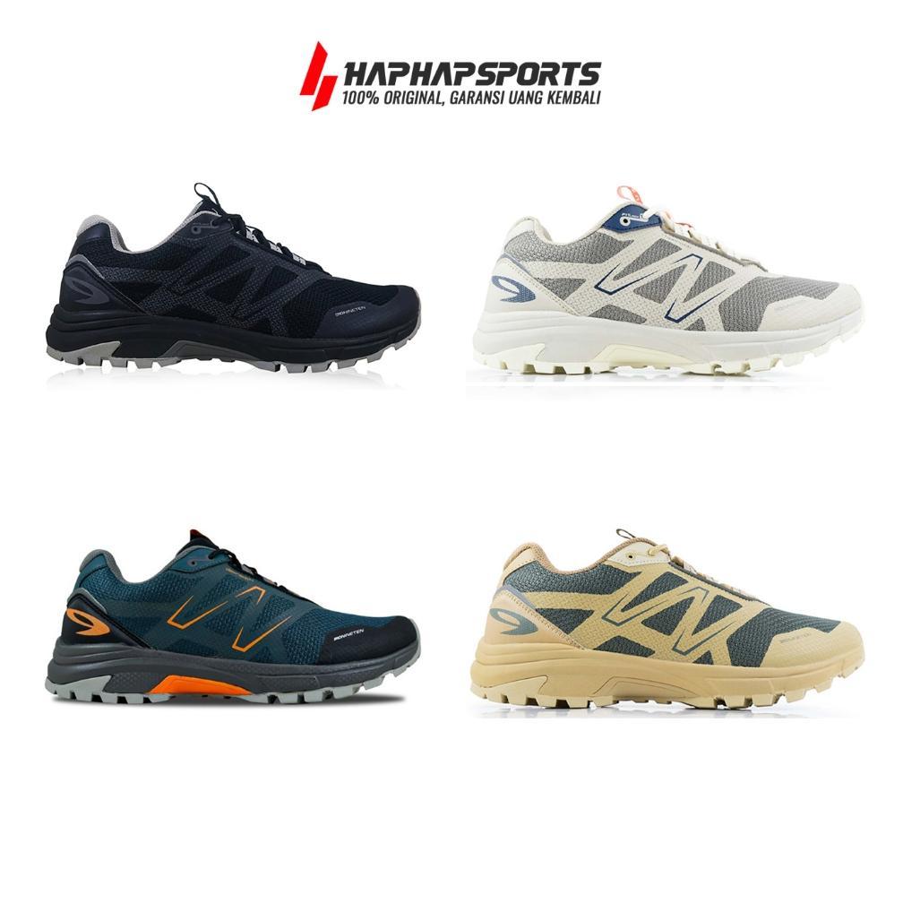 Sepatu Trail Running 910 Nineteen Yuza Evo Abu Muda