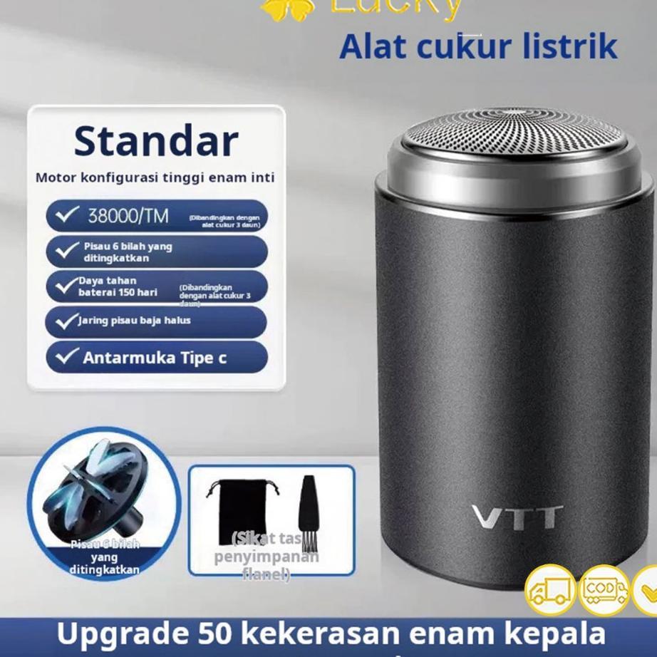 Alat Cukur Listrik Jerman Vtt Resmi Asli Seluruh Tubuh Dapat Dicuci Mini Perjalanan Alat Cukur Porta