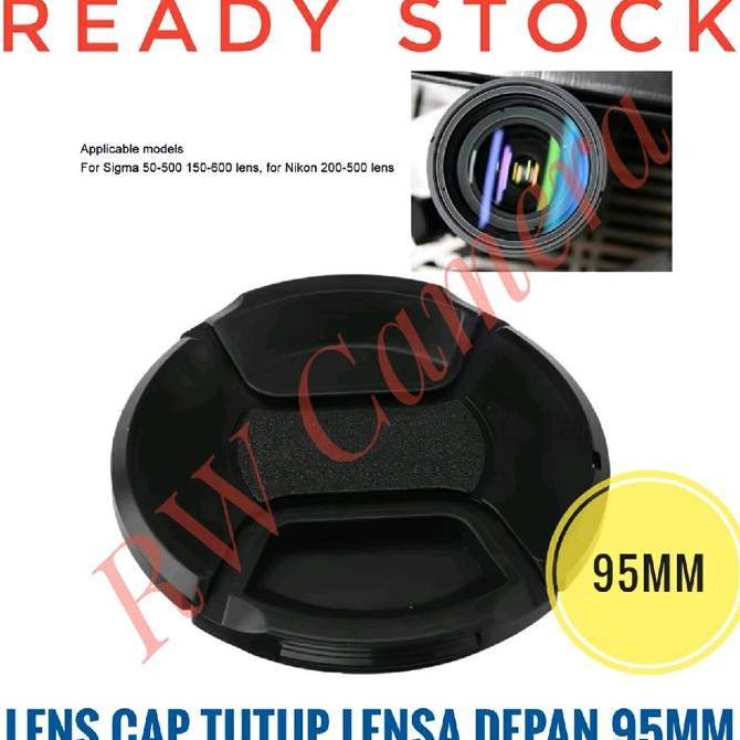 Tutup Lensa Depan Lens Cap 95mm Polos 95 mm Sigma Tamron 150-600mm Nikon 200-500mm 150-600 50-500