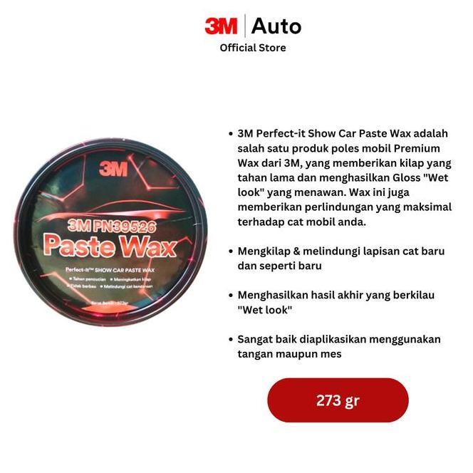 3M 39526 Perfectit Show Car Paste Wax Pasta Wax 3M Pengkilap Mobil