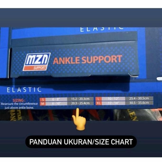 Ankle Support MZN Engkel tumit deker mata kaki Pelindung tumit