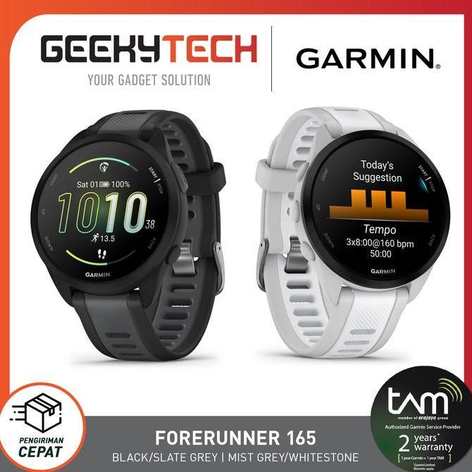 Garmin Forerunner 165 / FR165 Smartwatch / Running Watch - Resmi TAM
