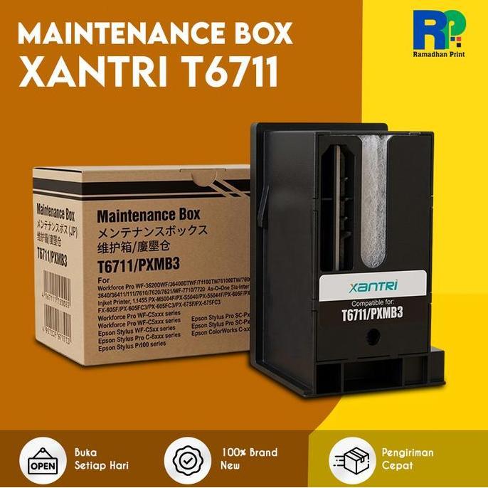 MAINTENANCE BOX Compatible Xantri T7611 / T761100 L1455 WF3521 WF3011 WF7611 T6711