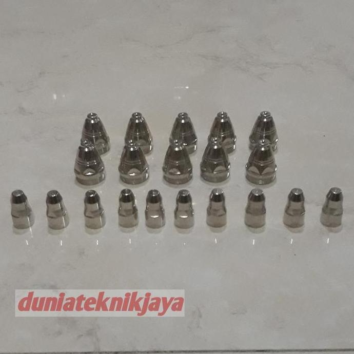 Com- 10Pcs Nozzle Tip Mata Plasma P80 Cut 100 + 10Pcs Electrode Plasma P80 Cut 120 Cut 80