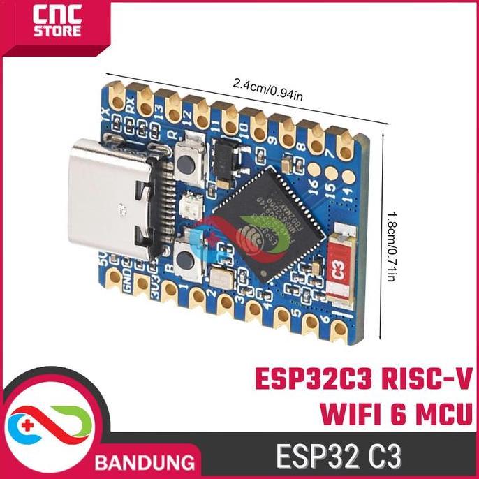 Esp32-C3 Zero Esp32-C3 Pro Mini Risc-V Wifi 6 Mcu, Modul Iot Board Kompak & Hemat Daya