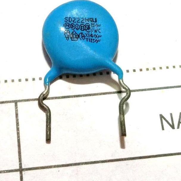 222 250KV 222K250KV 250 KV 222K 250V CERAMIC KERAMIK CAP NON POLAR PCMED