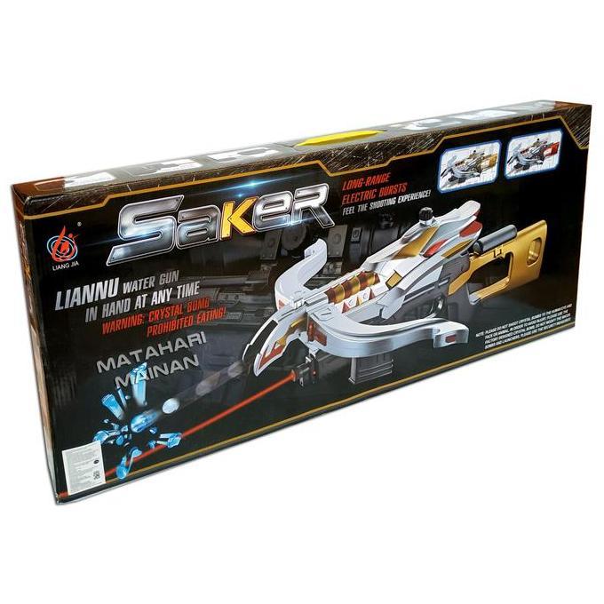 Saker - Mainan Anak Tembakan Pistol Soft Gun Peluru Gel HS