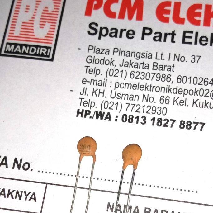 KAPASITOR KERAMIK CERAMIC 390PF 390 PIKO FARAD 391 PCMED