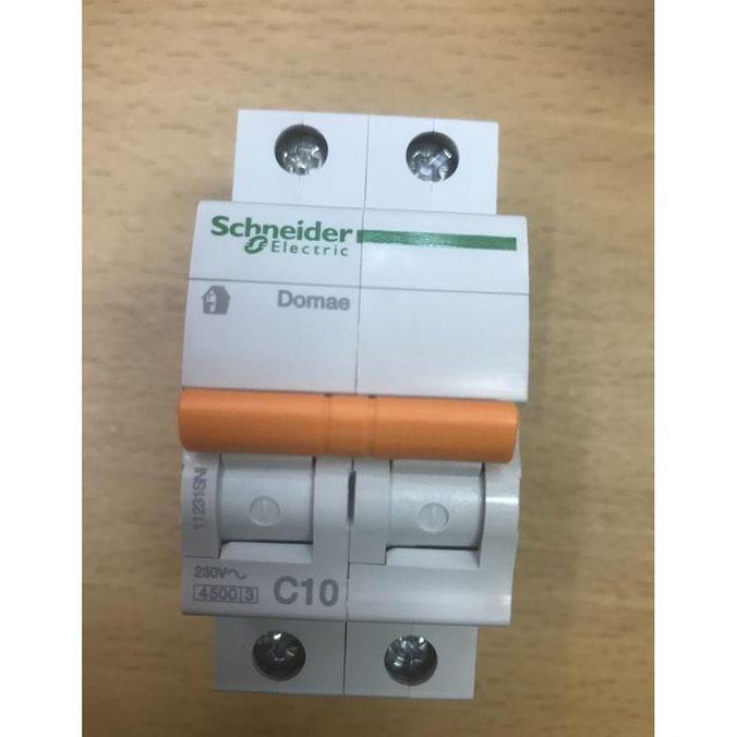 TERMURAH - MCB Schneider 2phase 6A /MCB 2P 6A / MCB schneider domae 2P 6A