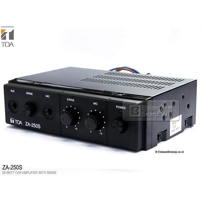 PAKET AUDIO MOBIL - AMPLIFIER MOBIL TOA ( AMPLIFIER + MIC + SPEAKER )