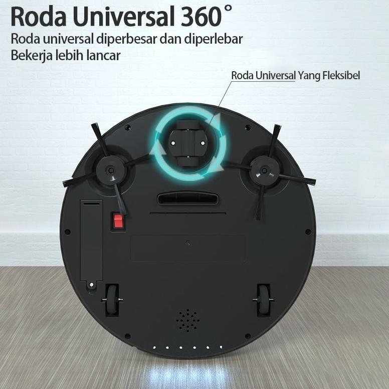 HOT DEALS BUMIRUANG   Robot penyedot debu portabel Robot penyapu otomatis rumah Pembersih lantai/Sap