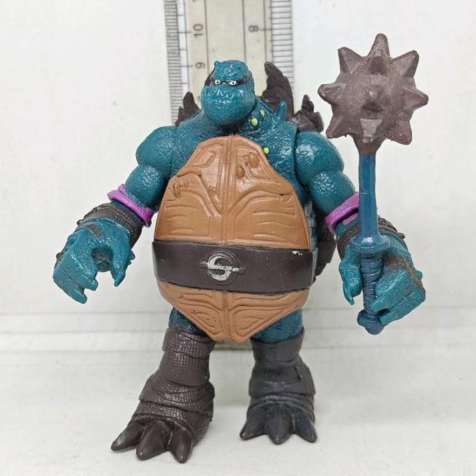 ACTION FIGURE 4' TMNT NINJA TURTLES SLASH ORIGINAL PLAYMATES RARE PS99