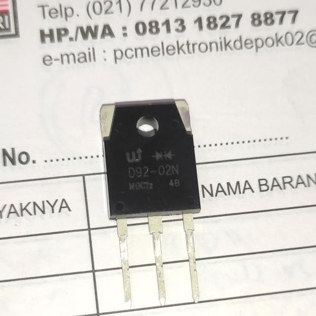 TRANSISTOR DIODA MESIN LAS D92-02 D92-02N DIODE TRANSISTOR ORIGINAL PCMED