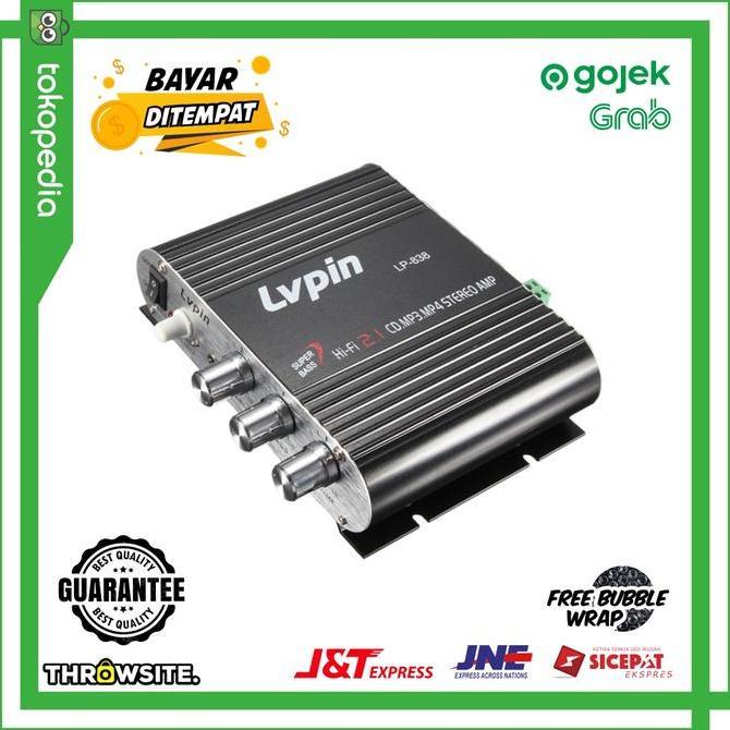 Amplifier Treble Bass Booster LVPIN Mini HiFi 12V