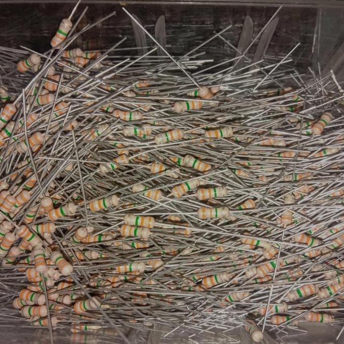 RESISTOR 3.3M 3M3 3.3 MEGA OHM 1/4W 0.25WATT PCMED