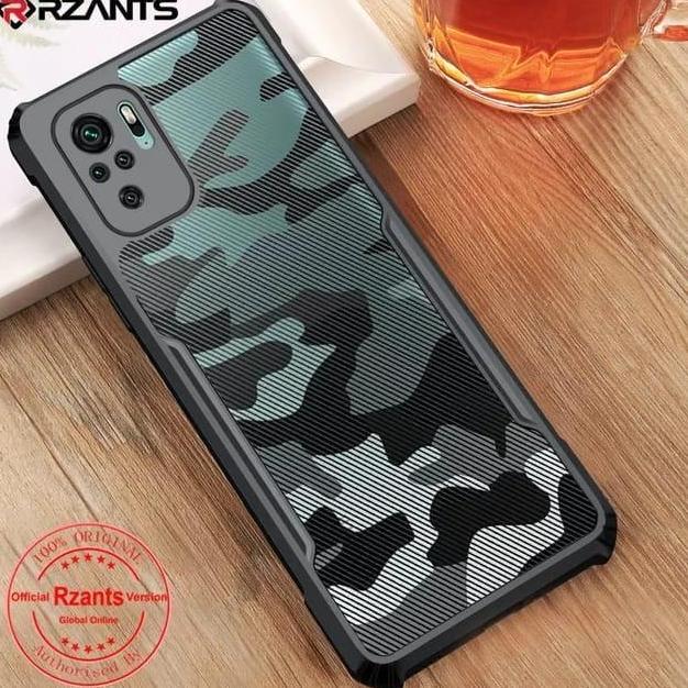 RZANTS REDMI NOTE 10S SOFT CASE BEETLE CAMO MILITARY ORIGINAL