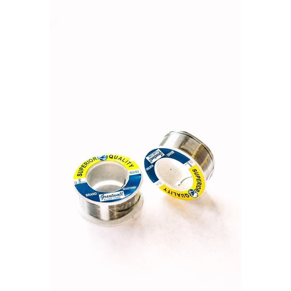 Timah Solder Wire Cap Greatwall 60% Roll Kecil