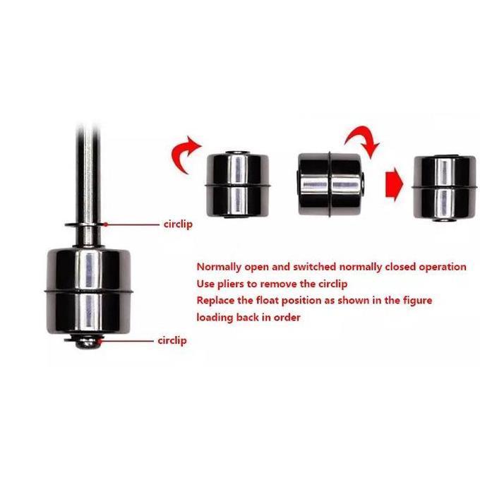 Prime- Float Level Switch Stainless Steel L / Ter Level Switch Type L