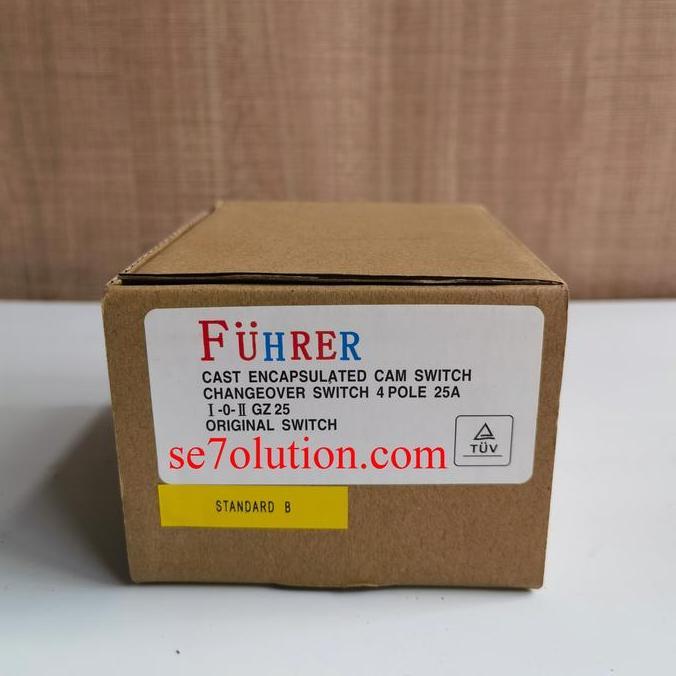 NEW FUHRER CAM SWITCH HANDLE GENSET SWITCH 4P 25A GZ25