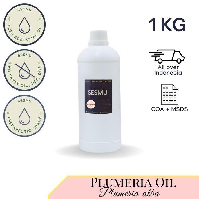 1 KG / 1 L / 1000 ML PLUMERIA (FRANGIPANI) 100% PURE ESSENTIAL OIL GS