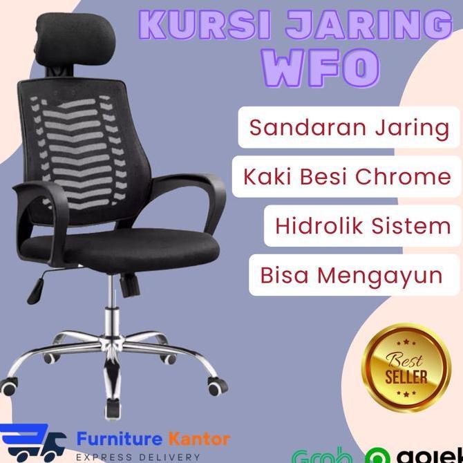 Kursi Kantor Jaring KK053,kursi jaring wfo,kursi staff jaring kk 053