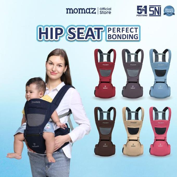 Hipseat Gendongan Bayi Depan Hipseat Momaz 5in1 Empuk Dudukan Promo