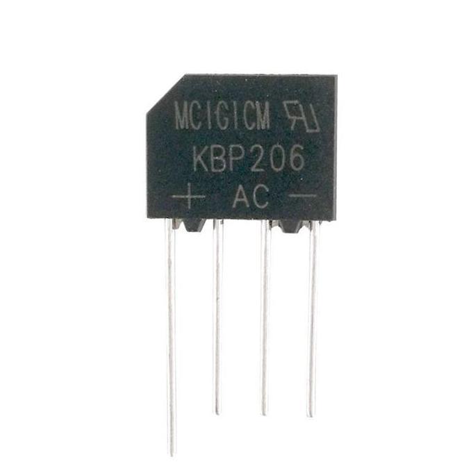 Kbp206G Kbp206 2A 600V Dioda Bridge