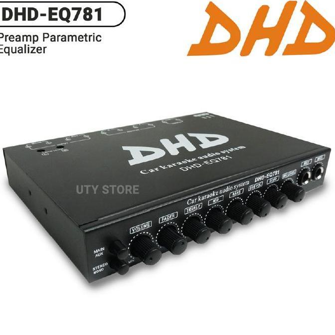 Barkahjualan7 - Parametric Equalizer Preamp Karaoke Mobil Dhd EQ 781