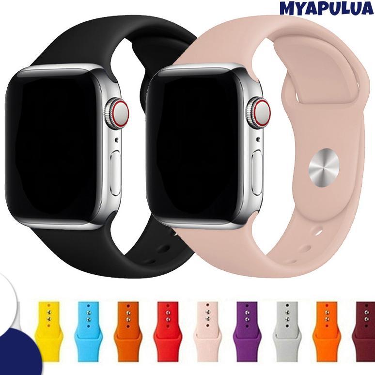 Original Sport Soft Silicone Strap For Iwatch Apple Watch Ultra 3 2 Series 11 10 9 8 7 6 5 4 Se 3 2 