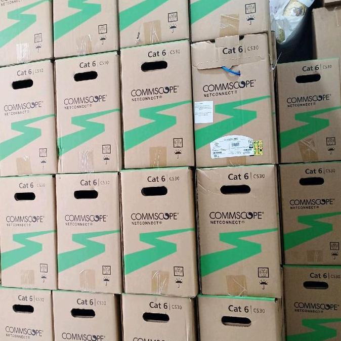 DR364 - Commscope Kabel UTP Cat.6 / Kabel LAN Cat.6 Commscope Original 4pair 24Awg Meteran/Eceran