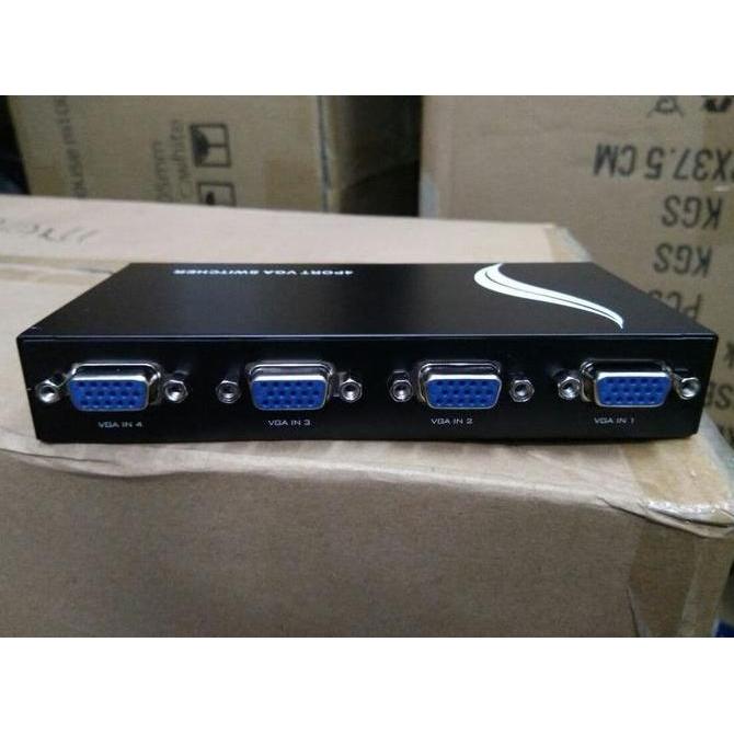 DE46 - VGA Switch 4 Port/VGA Switcher 4 port - 4 in 1 out