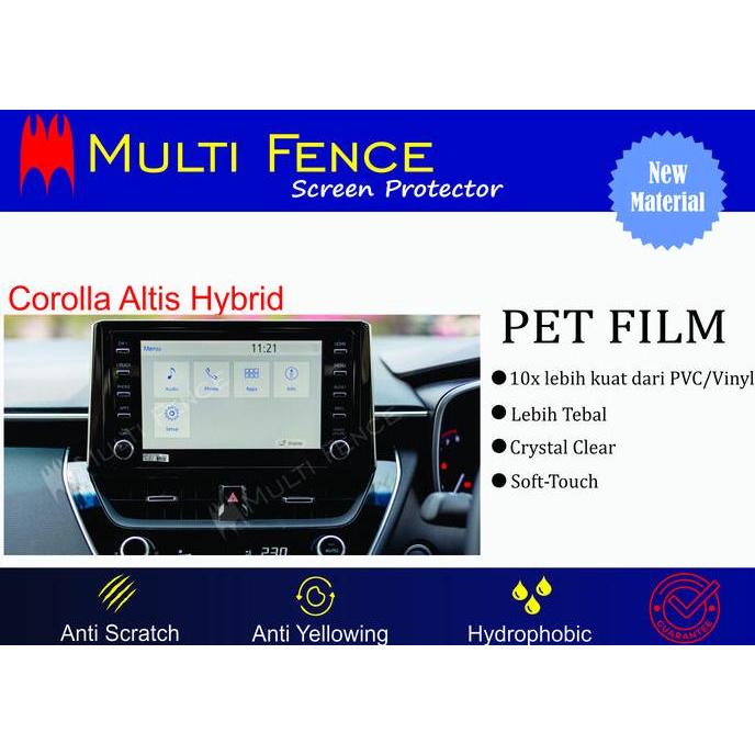 Screen Guard Head Unit Corolla Altis Hybrid Restock