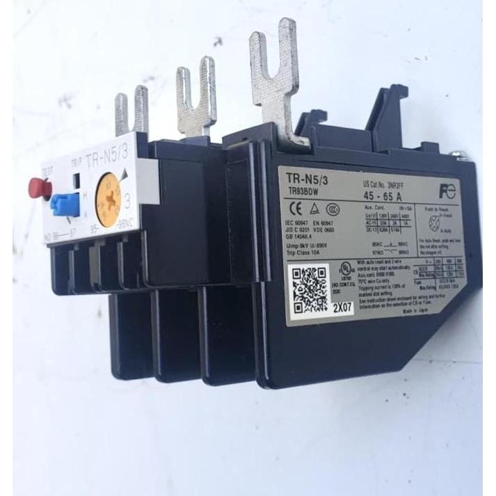 Promo Thermal Overload Fuji Relay Overload TR-N5/3 Fuji Electric Diskon