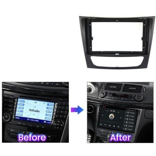 Frame Headunit Android  9 Inch Mercedes Benz E-Class W211 E200 E220 2002 Terbaru