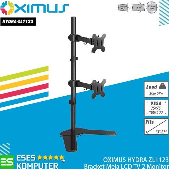 NEW  Bracket Monitor OXIMUS HYDRA ZL1123 | Dual Monitor LCD LED
