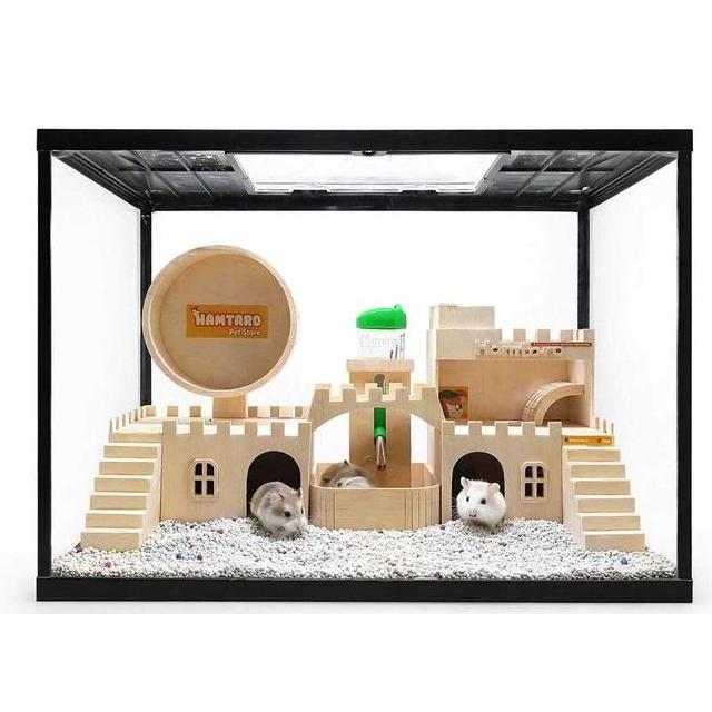 Hamutaro Terarium Hamster Kandang Hamster Besar Unik Dan Lucu Mewah Dan Fullset