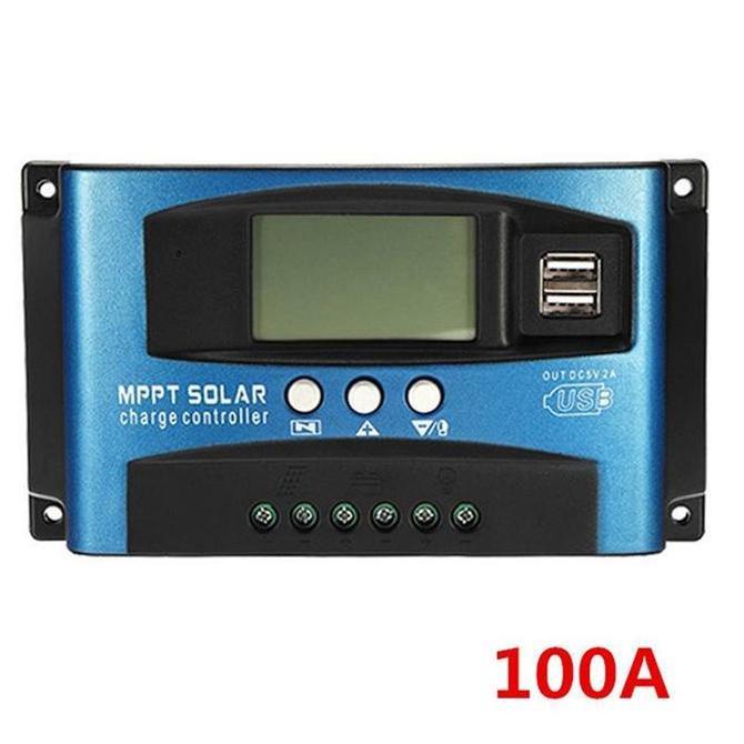 Solar Control Charger Scc 100A Solar Panel Surya 12V 24V 100A