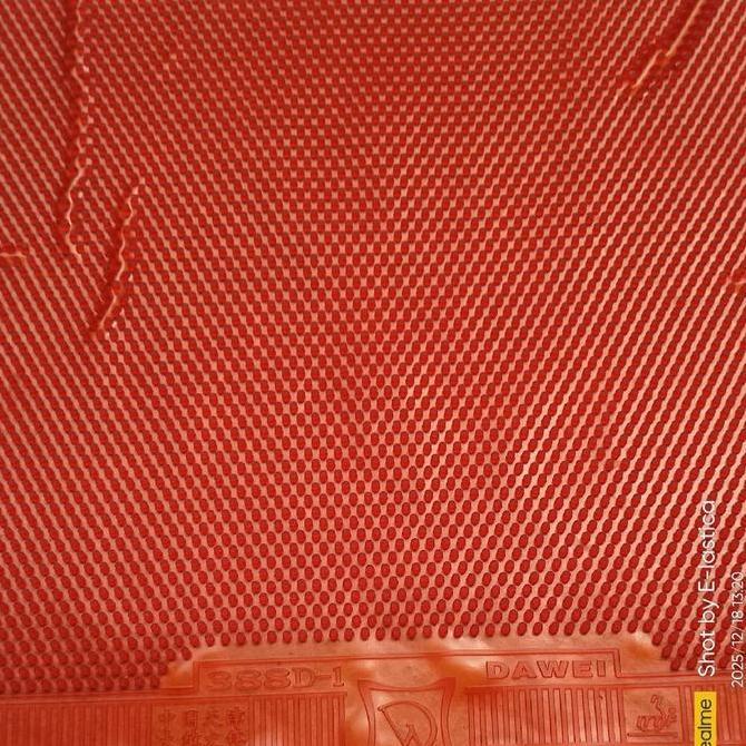 Karet Bintik Proses E-Lastica 955 1615 388D-1 Hitam dan Merah Blok Redam Sodokan Tajam