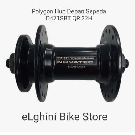 POLYGON HUB DEPAN SEPEDA D471SBT QR 32H READY