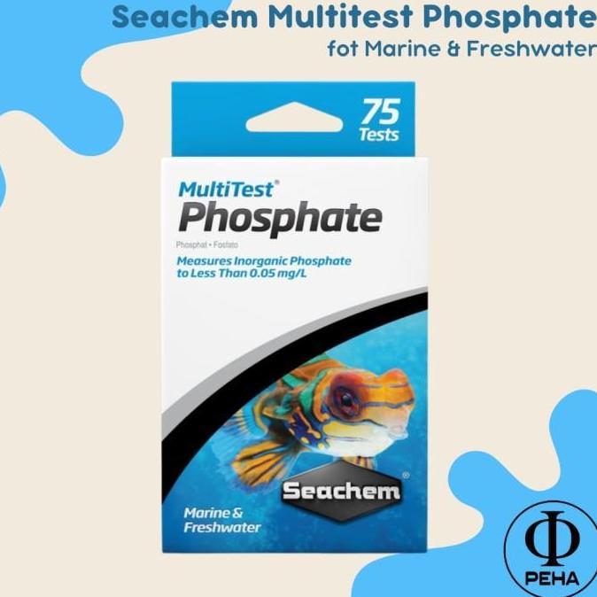 @=@=@=@=] Seachem MultiTest Phosphate 75 test Marine Freshwater PO4 Test Kit